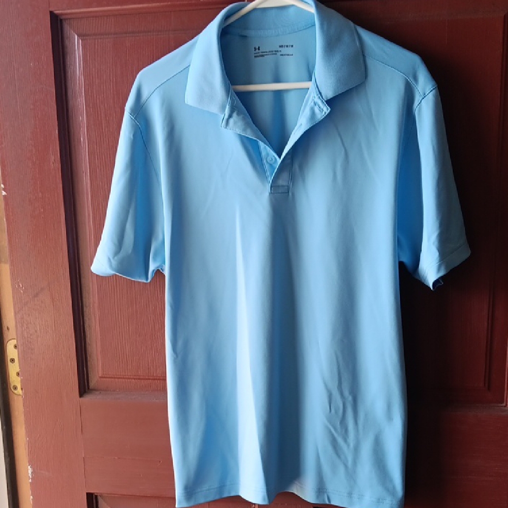 Under Armour Men's Light Blue Polo Shirt